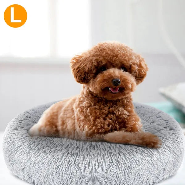 VGG Premium Pet Dog Bed Soft Warm Fleece Puppy Cat Bed Dog Cozy Nest Sofa Bed Cushion L Size