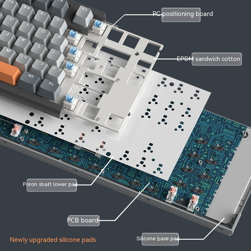VGG Bluetooth Wireless Three-mode Mechanical Keyboard